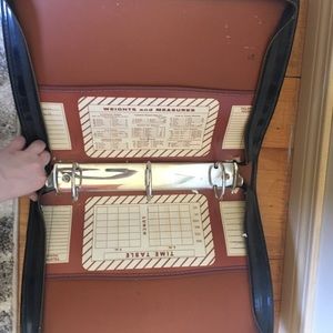 Vintage Office - Vintage zip-up binder Vintage Office - Vintage zip-up binder